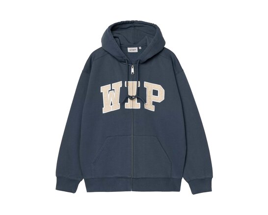 Carhartt WIP Hooded WIP Sweat Jacket Dusky Blue I034691.2OT.06.03