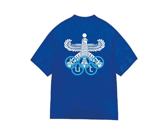 Bruut Shabbaz Logo Tee Cobalt Blue BT2500 109