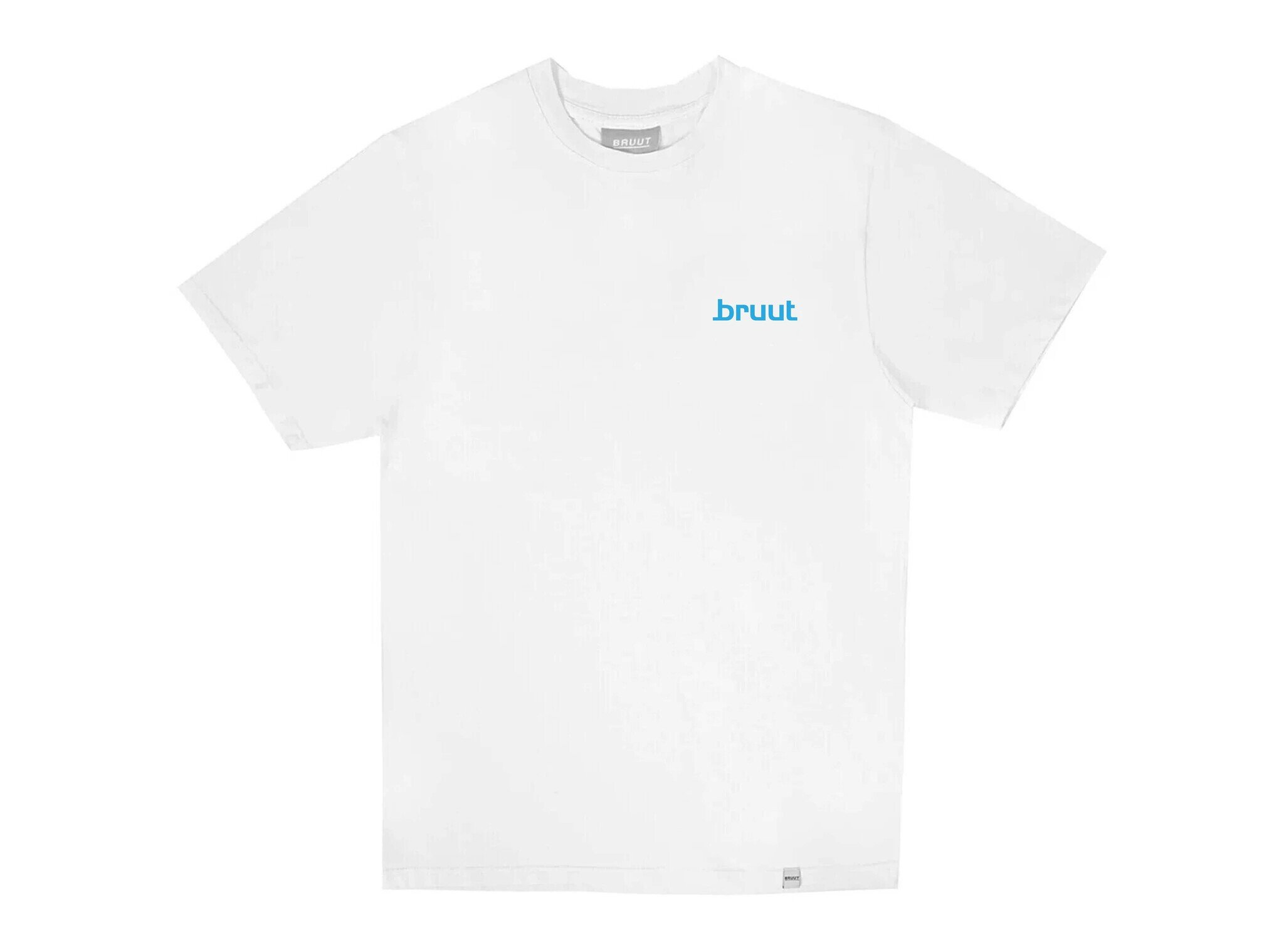 Shabbaz Logo Tee White BT2500 108 Bruut Shabbaz Logo Tee White BT2500 108