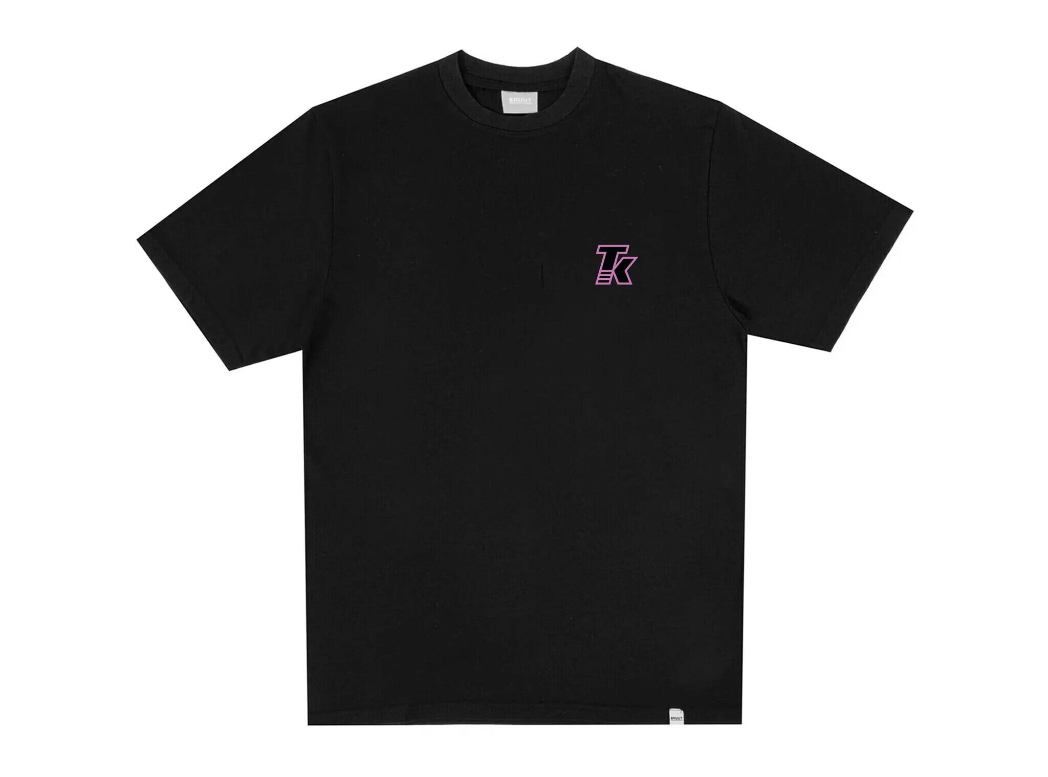 x Kor Hoebe Tee Black Pink Bruut x Kor Hoebe Tee Black Pink