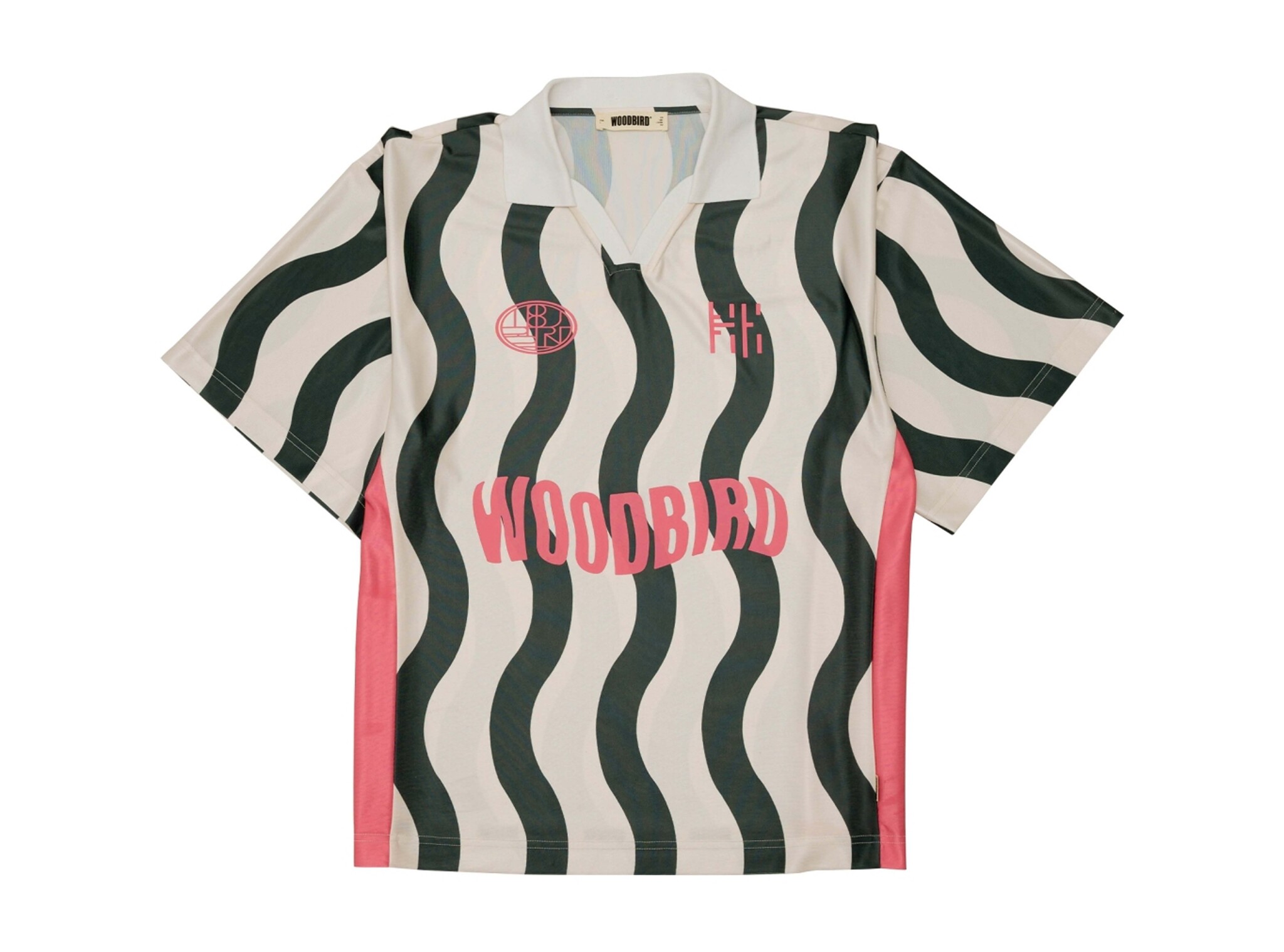WBKai SS Wave Polo Off White 2526 413 Woodbird WBKai SS Wave Polo Off White 2526 413