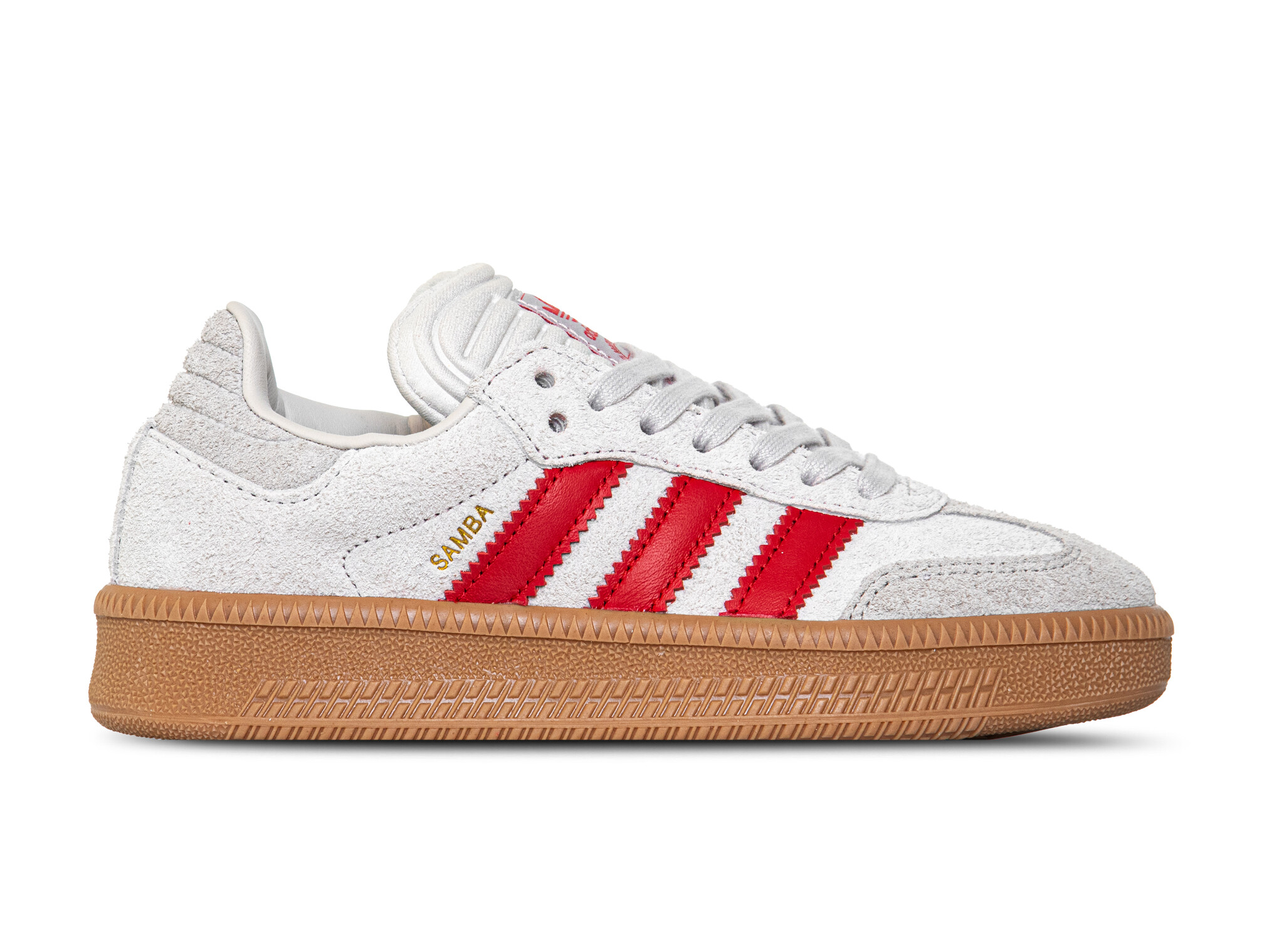 Samba XLG Grey Red Gum JS3826 Adidas Samba XLG Grey Red Gum JS3826
