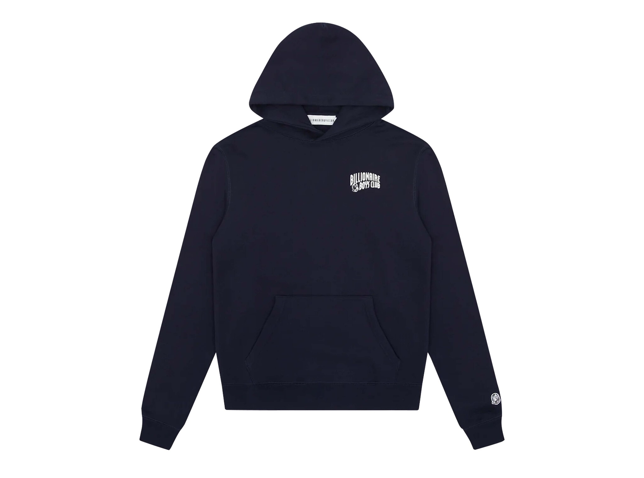 Small Arch Logo Popover Hood Navy White BC005 Billionaire Boys Club Small Arch Logo Popover Hood Navy White BC005