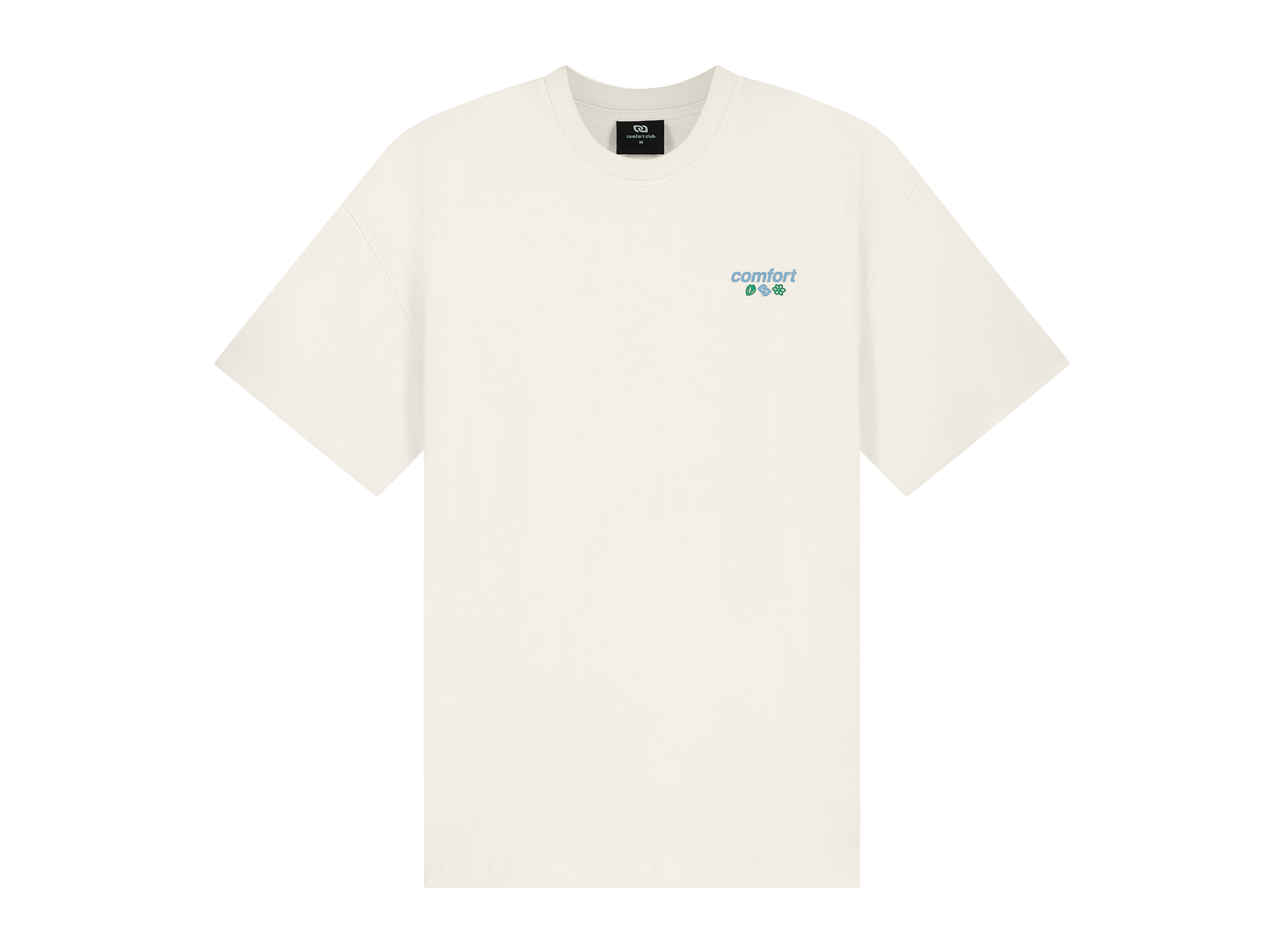 Floret Tee Off White CC 51006 102 Comfort Club Floret Tee Off White CC 51006 102
