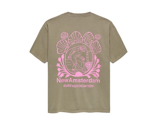 New Amsterdam Surf Association Lost Surfer Tee Taupe 2502066001