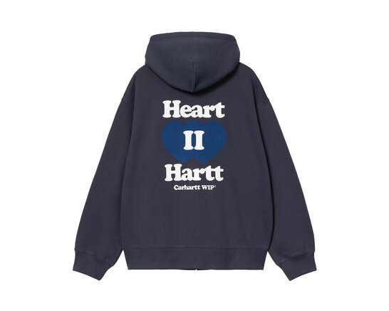 Carhartt WIP Hooded Heart II Hartt Sweat Jacket Blue I035176.01.XX.03
