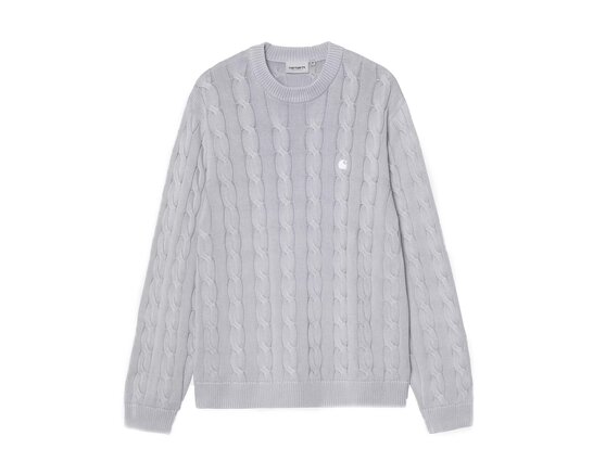 Carhartt WIP Carter Sweater Blue Fog I035179.0N1.GD.03