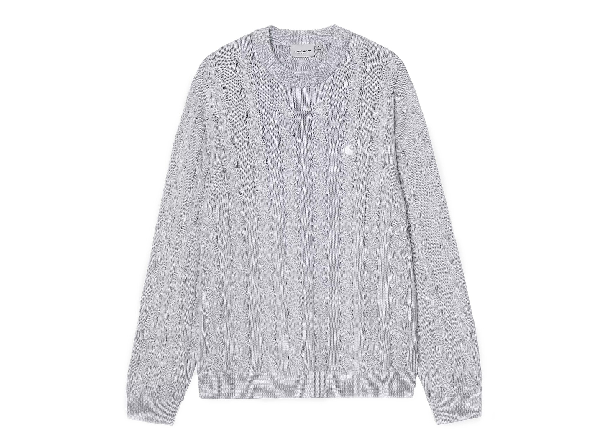 Carter Sweater Blue Fog I035179.0N1.GD.03 Carhartt WIP Carter Sweater Blue Fog I035179.0N1.GD.03