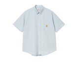 Carhartt WIP SS Toland Shirt Blue Fog I035151.31S.XX.03