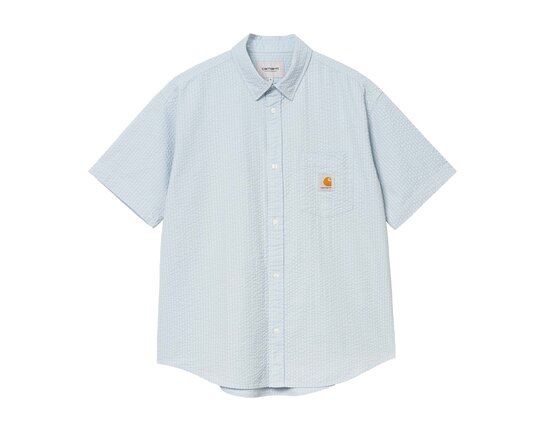 Carhartt WIP SS Toland Shirt Blue Fog I035151.31S.XX.03