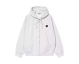 Carhartt WIP Hooded Heart II Hartt Sweat Jacket Ash Heather I035176.482.XX.03