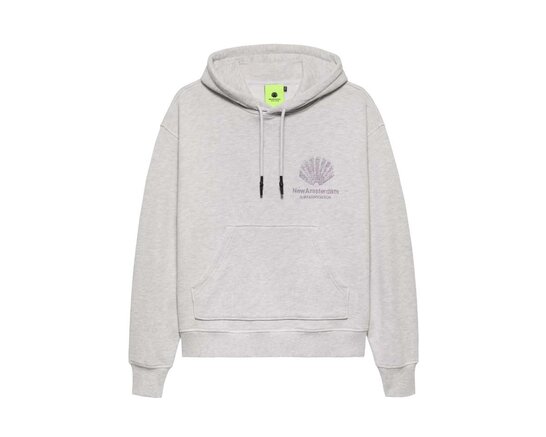 New Amsterdam Surf Association Sprayed Logo Hoodie Ash 2504003001