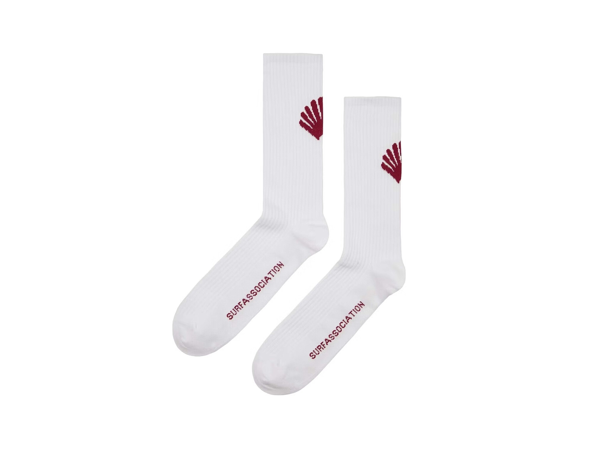 Logo Socks White Tandori Spice 2501193002 New Amsterdam Surf Association Logo Socks White Tandori Spice 2501193002