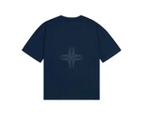 Reflective Print T-Shirt Navy BPLUS-FW23-TS04-409