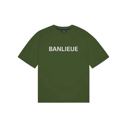 B+ Reflective Print T-Shirt Nardo Green BPLUS-FW23-TS04-330