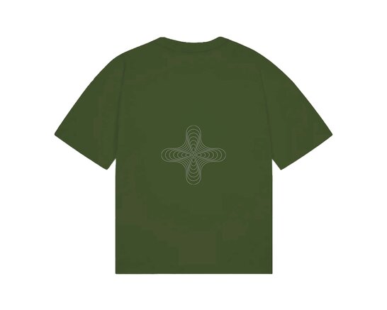 Reflective Print T-Shirt Nardo Green BPLUS-FW23-TS04-330