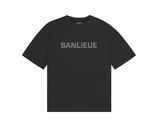 Reflective Print T-Shirt Steel Grey BPLUS-FW23-TS04-119