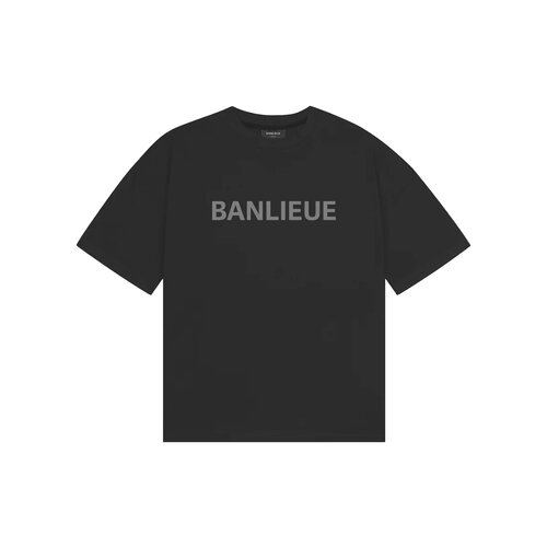 B+ Reflective Print T-Shirt Steel Grey BPLUS-FW23-TS04-119