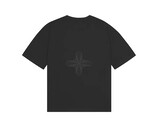 Reflective Print T-Shirt Steel Grey BPLUS-FW23-TS04-119