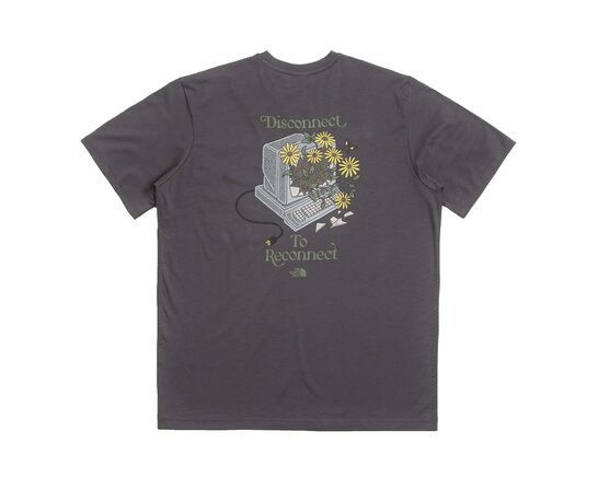 The North Face M Connected Relaxed SS Tee Anthracite Grey NF0A8EGWRHI