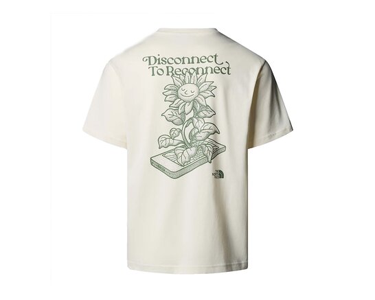 The North Face M Connect Relaxed SS Tee White Dune NF0A8E3YQLI