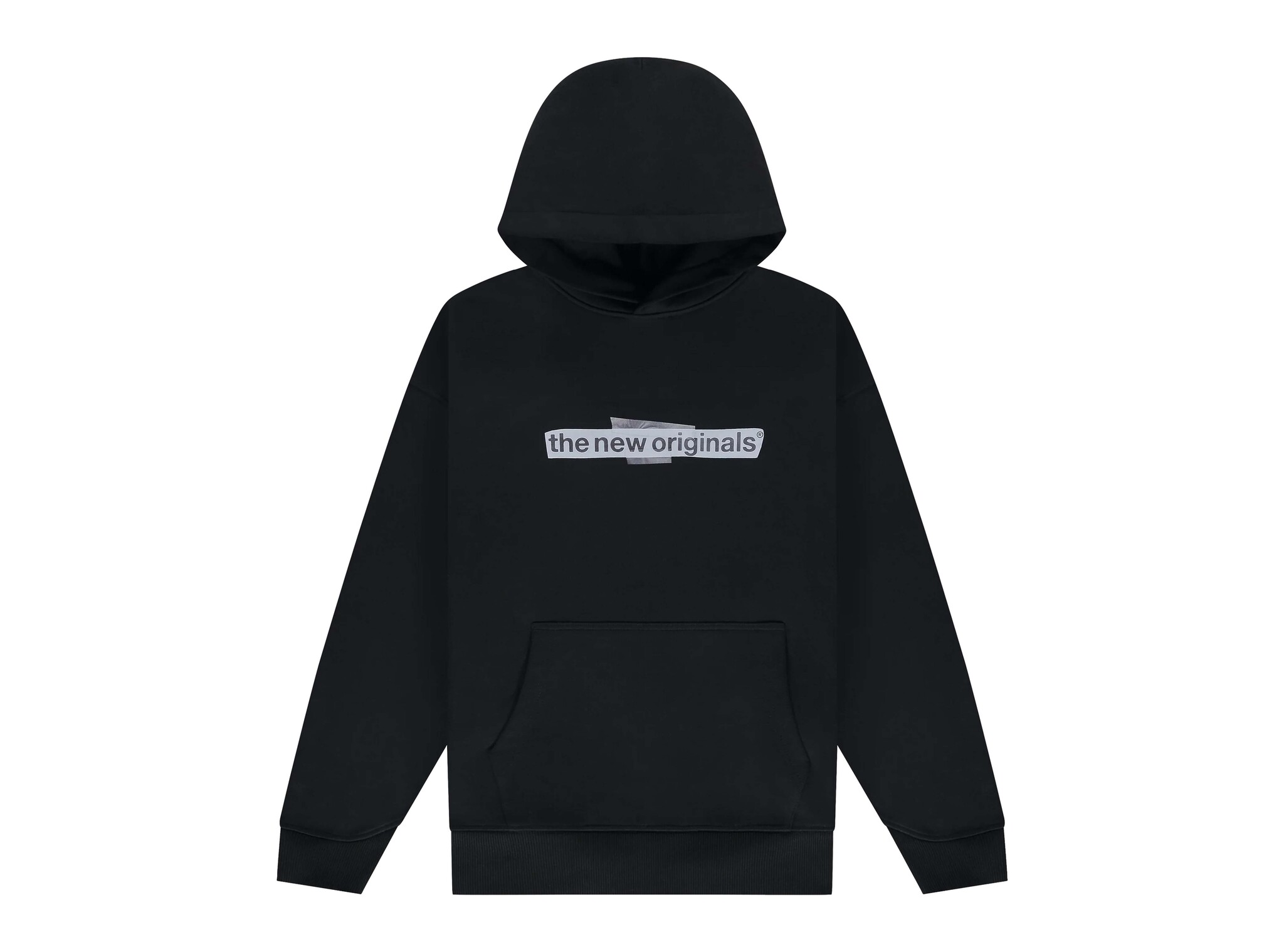Taped Hoodie Black TNO425 The New Originals Taped Hoodie Black TNO425