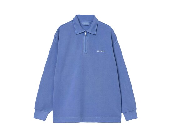 Carhartt WIP Piqué Script Sweat Wolfsbane White I035188.32F.GD.03