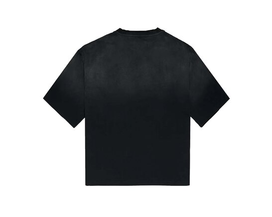 Global Warning Sun Faded Mirrored Logo T-shirt Black DDMLTB
