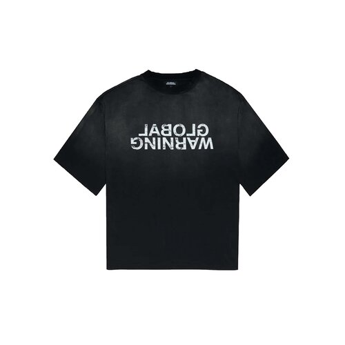 Sun Faded Mirrored Logo T-shirt Black DDMLTB