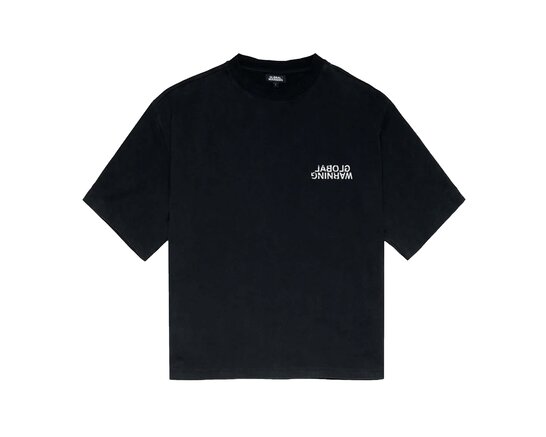 Global Warning Far Apart Logo T-shirt Washed Black DDFALTWB