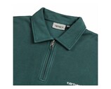 Carhartt WIP Piqué Script Sweat Dark Fir White I035188.32E.GD.03