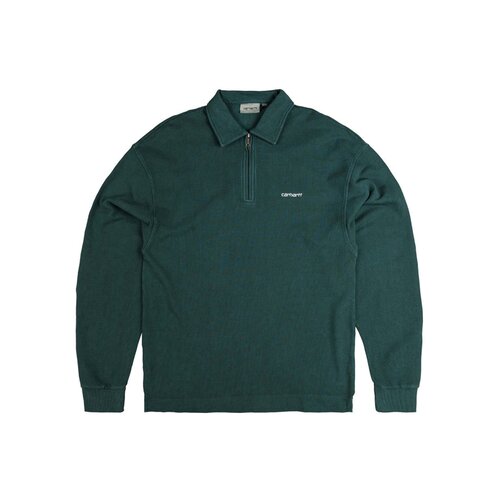 Piqué Script Sweat Dark Fir White I035188.32E.GD.03