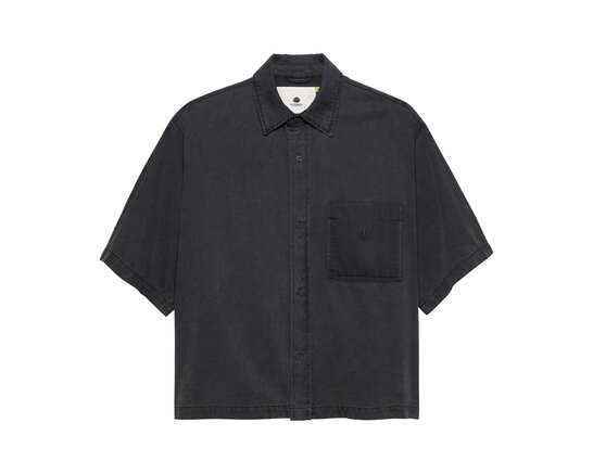 New Amsterdam Surf Association Denim Shirt Washed Black 2502038002
