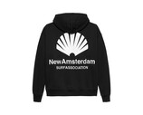New Amsterdam Surf Association Logo Hoodie Black White 2502098003