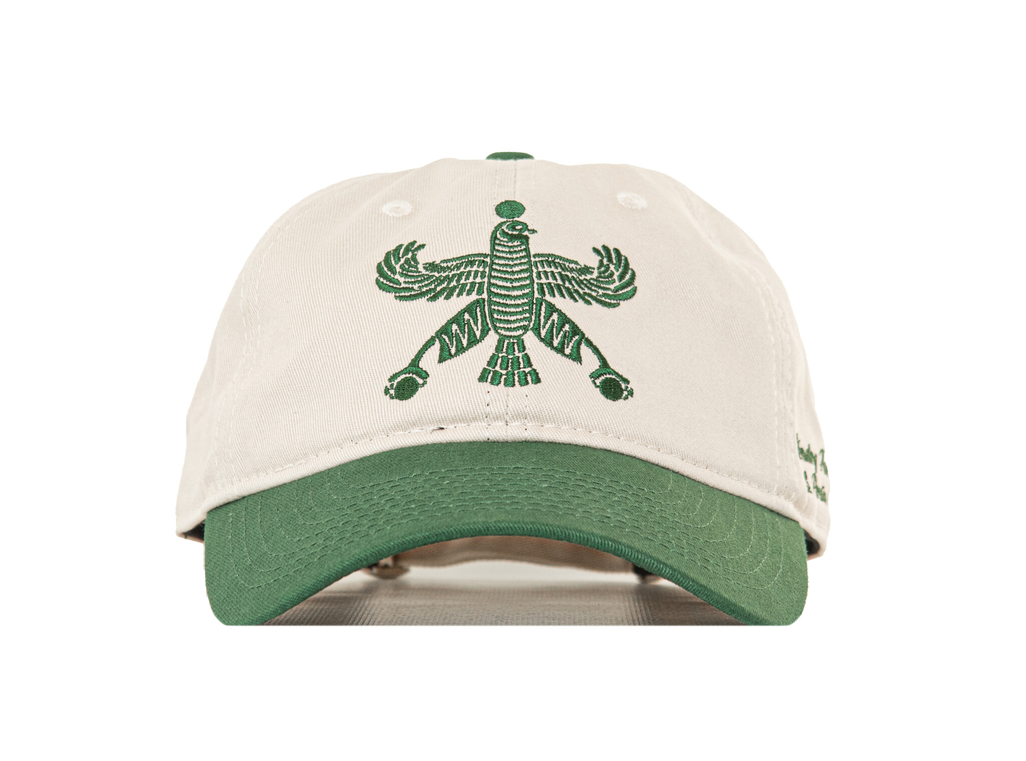 Shahbaz Cap Vintage White Green BT2560 001 Bruut Shahbaz Cap Vintage White Green BT2560 001