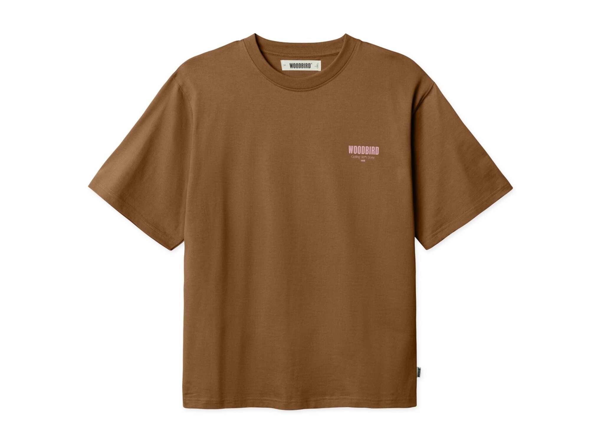 WBBaine Pho Tee Dark Brown 2536 404 Woodbird WBBaine Pho Tee Dark Brown 2536 404