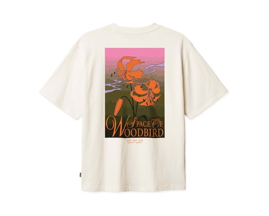 Woodbird WBBaine Flower Tee Off White 2536 407