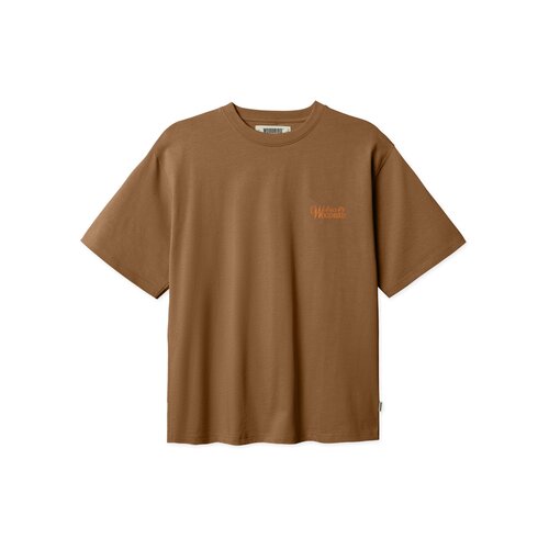 WBBaine Flower Tee Dark Brown 2536 407
