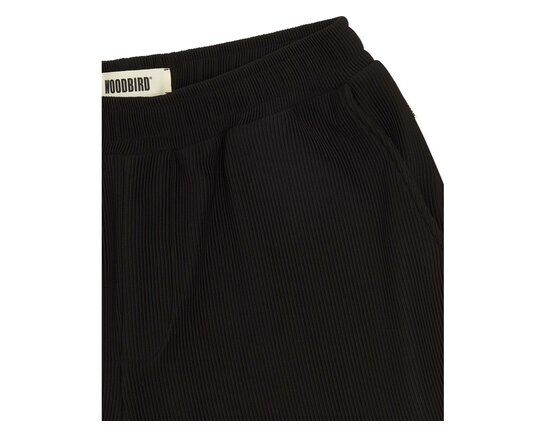 Woodbird WBBen Plisse Short Black 2416 306