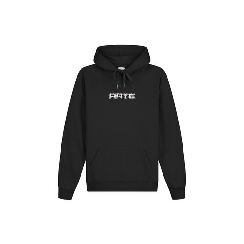 Arte Antwerp Pixel Hoodie Black AW25 197H Pixel Hoodie Black AW25 197H