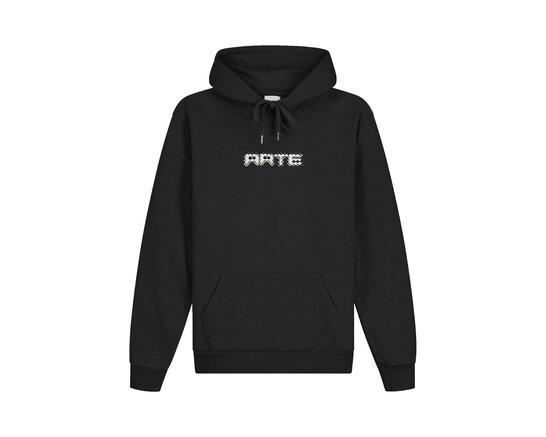 Arte Antwerp Pixel Hoodie Black AW25 197H