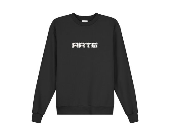 Arte Antwerp Pixel Crewneck Black AW25 196C