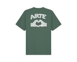 Arte Antwerp Diels Stitch T-Shirt Green AW25 094T