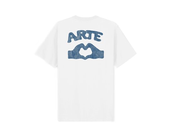 Arte Antwerp Diels Stitch T-shirt White AW25 094T