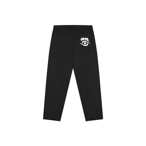 Back Pocket Graphic Pants Black AW25 080P