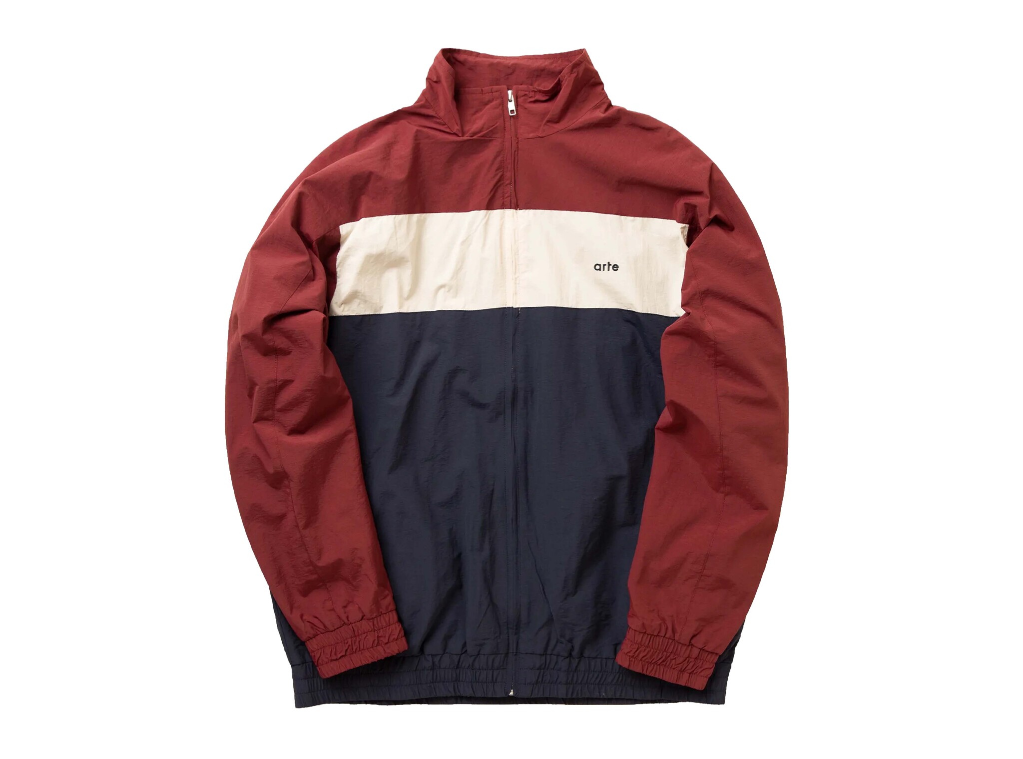 Jordan Colorblock Jacket Navy Bordeaux AW22 032J Arte Antwerp Jordan Colorblock Jacket Navy Bordeaux AW22 032J