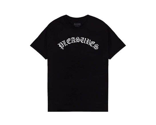 Pleasures Old E Logo Tee Black P23SP063