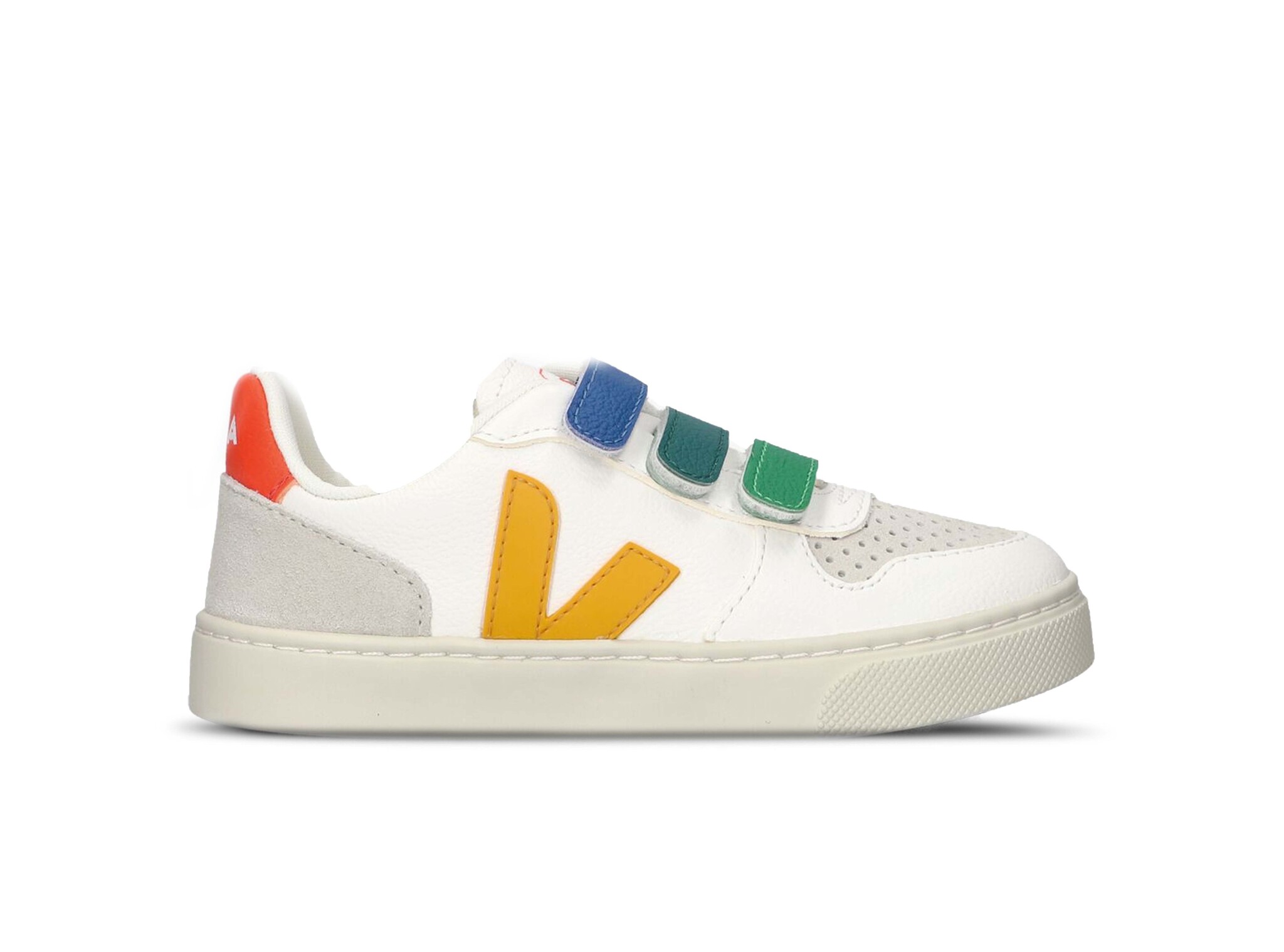 V10 Velcro Chromefree Extra White Sari Multico CXV052582K Veja V10 Velcro Chromefree Extra White Sari Multico CXV052582K