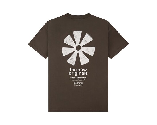 The New Originals Ananse Adinkra Tee Acid Brown TNO440