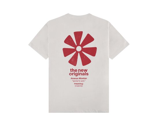 The New Originals Ananse Adinkra Tee White Alyssum TNO437